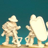 HWPK12 Mixed Crossbowmen Pack - Hundred Years War(6 Figures)