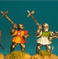 WRPK15 Mixed Dismounted Men At Arms Pack - War Of The Roses (6 Figures)