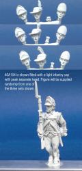 40A104 Short Regimental Coat - Sergent Marching (1 figure) (40mm)