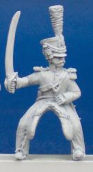 DWNC13 Chasseur A Cheval - Officer At Rest, Holding Sword (1 figure)