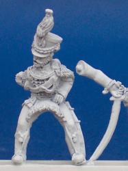 DWNC20 Hussar - Officer Leading, (Separate Pivoting Sword Arm) (1 figure)