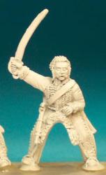 FNC89 Hussar - Post 1812 (Cylindrical Shako) - Trooper, Barehead, Sabre Outstretched (1 figure)