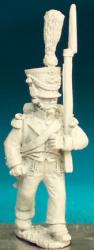 NN76 Flanquer - Marching - 2nd Regt In Shako, With Cords And Plume (1 figure)