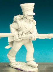 NN83 Flanquer - Advancing Low Porte - 1st Regt In Covered Shako (1 figure)