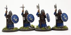 SDUR03 Durinn's Folk Hearthguard Standing with Heavy Weapons (4) (Dwarves)