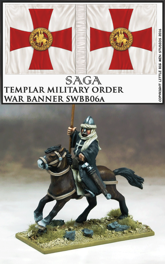 SWBB06t Military Order War Banner Bearer (1) Templars