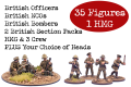 BRIT13 British Starter Army (Separate Heads)