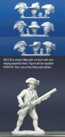 40A139 Long Regimental Coat - Standing, Reaching Into Cartridge Box (1 Figure) (40mm)
