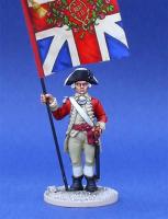 40A15 British Battalion Company Command - Standard Bearer Standing (1 Figure) (40mm)