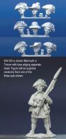40A155 Standing - Hunting Shirt - Officer Standing With Fusil (1 Figure) (40mm)
