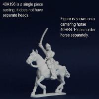 40A196 3rd Regiment Of Continental Light Dragoon - Officer Sabre Raised (1 figure) (40mm)