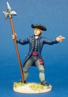 40A61 AWI Militia Command - Sergeant With Halberd (1 Figure) (40mm)