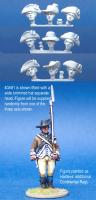 40A81 Long Regimental Coat - Marching, Short Gaiters, Haversack (1 Figure) (40mm)