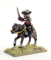 9YWBG001 9 Years War Army Generals and Staff (4 mounted Figures)