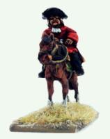 9YWBG001 9 Years War Army Generals and Staff (4 mounted Figures)