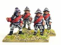 9YWBG015 9 Years War French Infantry Pikemen (8 Figures)