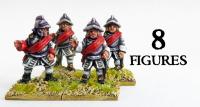 9YWBG015 9 Years War French Infantry Pikemen (8 Figures)