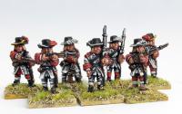 9YWBG016 9 Years War French Infantry Musketeers (8 Figures)