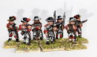 9YWBG016 9 Years War French Infantry Musketeers (8 Figures)