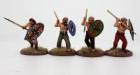 ACT08 Celt/Gaul Warriors (Bare-Chested) (4 Figures)