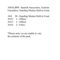 AMALBP8 Austrian Grenadiers Standing Musket Held To Front (24 Figures)