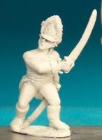 AN27 German Grenadier - In Bearskin - Officer Waving Forward (1 Figure)