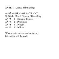 ANBP31 Grenz Skirmishing (24 Figures)