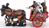 ATGK06 Indian Hearthguards in 4 Horse Chariots (2 Chariots, 6 Riders)