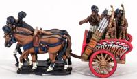 ATGK06 Indian Hearthguards in 4 Horse Chariots (2 Chariots, 6 Riders)