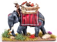 ATGK11 Indian Pack Elephant (1 Elephant, 1 Rider)