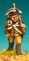 AWC9 Infantryman In Tricorn Marching Shouldered Musket (1 figure)