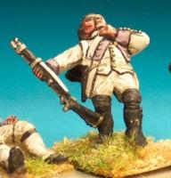 AWF16 Fusilier Barehead Falling Wounded (1779) (1 Figure)