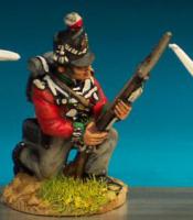 BN10 British Infantryman - Centre Company - Belgic Shako - Kneeling (1 Figure)