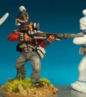 BN28 Flank Company In Belgic Shako - Grenadier Co. Standing Firing (1 Figure)