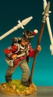 BN46 NCO - Belgic Shako - Sergeant Advancing (1 Figure)