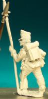 BN47 NCO - Belgic Shako - Sergeant Advancing. Covered Shako (1 Figure)