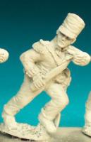 BN51 Standard Bearer - Belgic Shako - Standard Bearer Charging. Covered Shako (1 Figure)