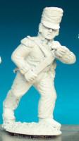 BN53 Standard Bearer - Belgic Shako - Standard Bearer Advancing. Covered Shako (1 Figure)