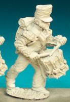 BN59 Musician - Belgic Shako - Drummer Advancing Covered Shako (1 Figure)