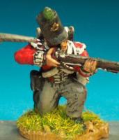 BN64 Light Infantryman Stovepipe Shako - Kneeling Firing (1 Figure)
