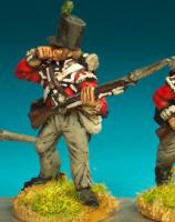 BN65 Light Infantryman Stovepipe Shako - Biting Cartridge (1 Figure)