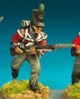 BN67 Light Infantryman Stovepipe Shako - Charging (1 Figure)