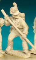 BNA11 British Foot Artilleryman Post 1812 - Belgic Shako - Gunner With Handspike (1 figure)