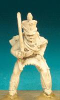 BNC71 Hussar Post 1812 (In Shako) - Trooper, Sabre At Rest (1 Figure)