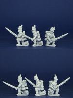 BNRPK31 Mixed British Grenadier Company In Belgic Shako, Kneeling, Defending (6 Figures)