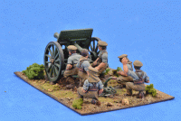 BRIT09a 18 Pounder Gun and 6 Crew (Separate Heads)