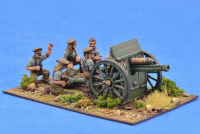 BRIT09 18 Pounder Gun and 6 Crew (Separate Heads)