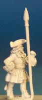 BS33 Officer / Standard Bearer Marching (1 Figure)