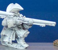 BSC16 Dragoon Trooper In Tricorn, Kneeling Firing (1 Figure)