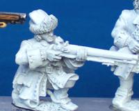 BSC21 Dragoon Trooper In Fur Cap, Kneeling Firing (1 Figure)